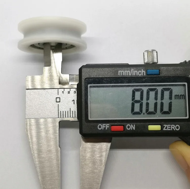 8x30x10 мм нейлоновый пластиковый ролик U-образный направляющий ролик с подшипником 608 для раздвижной двери