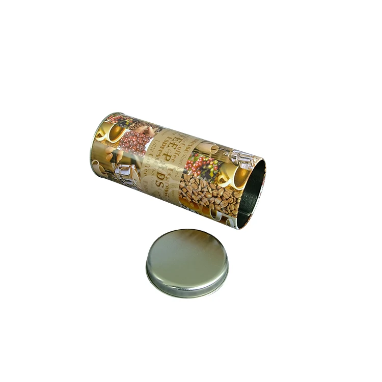 Круглая банка из кофейных зерен, пустые кофейные банки