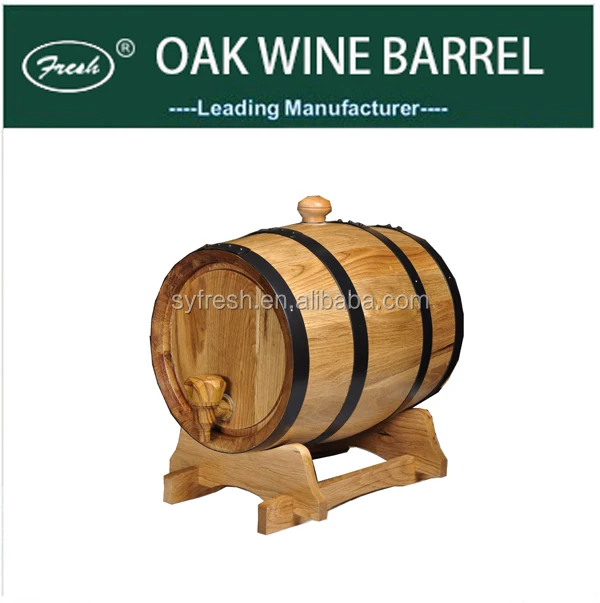 Factory Direct Sale 0.75Liter 1.5 Liter 3 Liter 5 Liter Wooden Keg Oak Wine Barrels