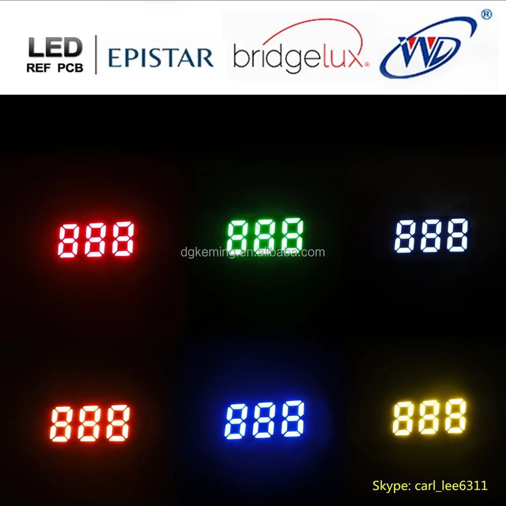 HOUKEM-2531-BB общий анод 0 25 3-значный 7-сегментный светодиодный дисплей синий