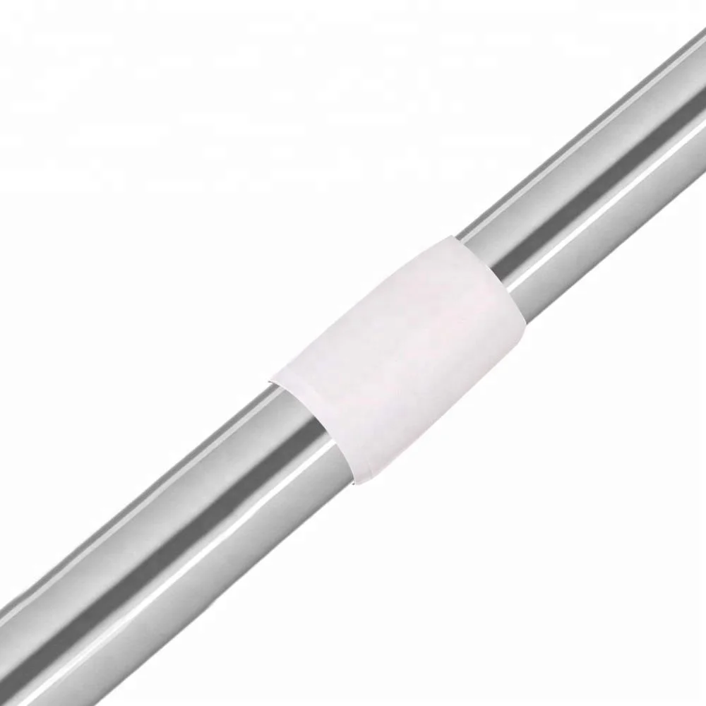 Выдвижная телескопическая душевая занавеска QJMAX с внутренней пружиной для ванной комнаты