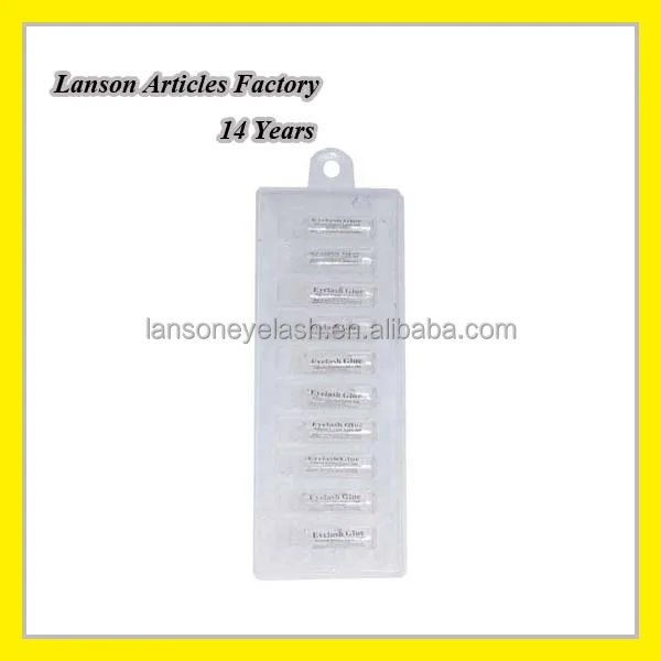 Glass bottle wholesale strong false eyelash adhesive/strip eyelash glue with Certification