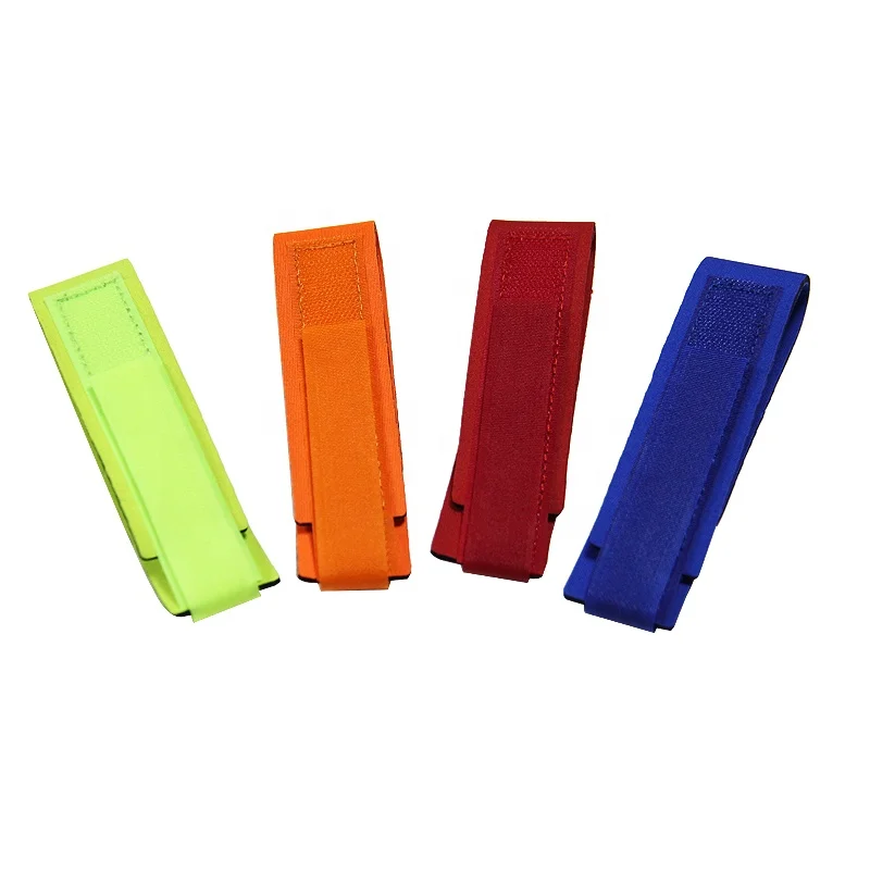 Neoprene Triathlon Timing Chip Ankle Straps hook and loop for racing