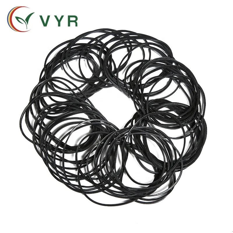 Low Price Best Sell Elastic Hair Bands Small Black Rubber Band