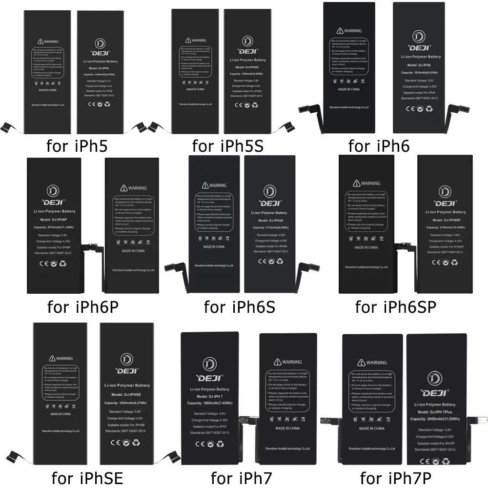Новый мобильный телефон батареи для iphone 5S deji зарядное Дешевые Цены