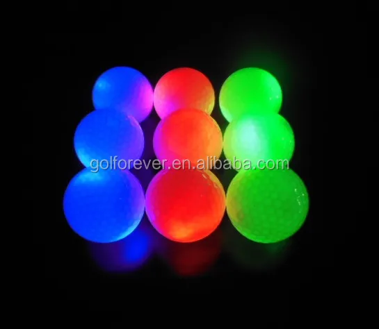 Night Tracker Flashing Light Golf glow Ball golf LED ball Long Time Bright Golf Ball