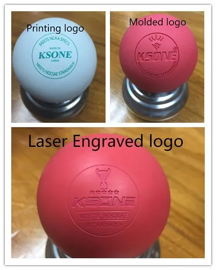 ncaa DEAD BOUNCE Lacrosse Ball custom ball design Logo Rubber NO BOUNCE Practice Lacrosse Balls