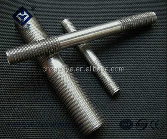 m36 stainless steel threaded stud 304l 316l stud bolt and nut grades