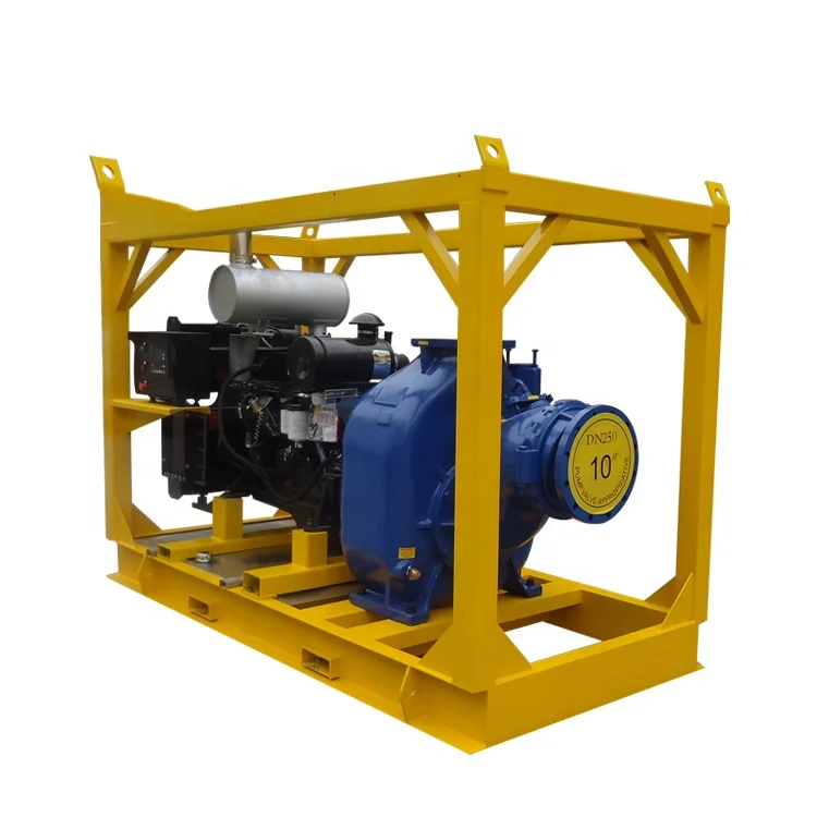 Diesel Engine Driven Water Pumping Machine High Powerful Dewatering Pump For Mining Industry