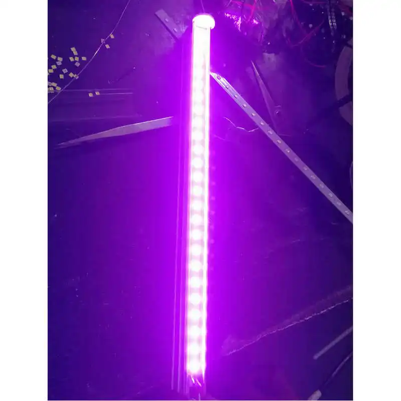 multi purple rgb decorative fluorescent led tube color