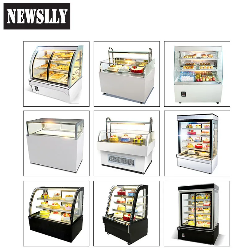 High Quality Commercial Display Fridge Cake Display Fridge Bakery Display
