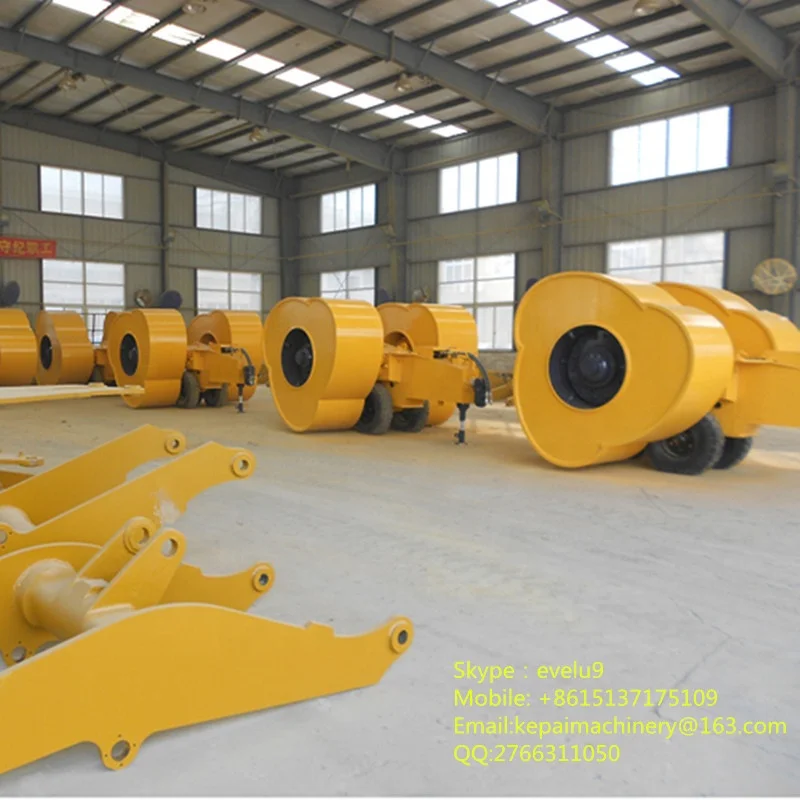 ZHENGZHOU KEPAI 15.3t Impact Compactor 6830 Machine New Double Roller Impact Roller Tamping Rammer Plate Compactor Parts