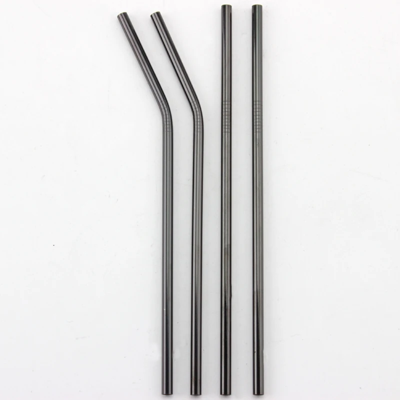 Pretty titanium coating durable stainless steel straw