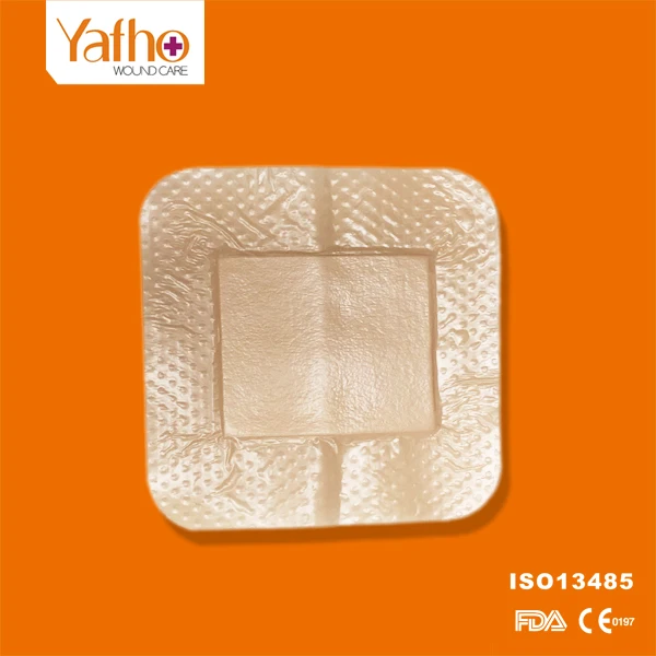 Silicone Gel Adhesive Border Foam Dressing
