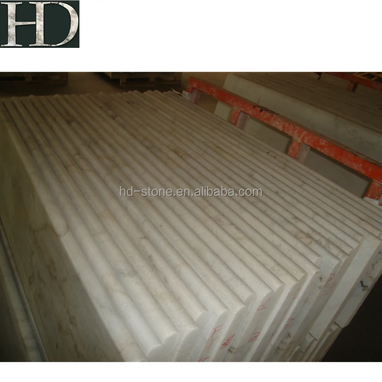 Chinese Guangxi White Marble Stair Treads and Risers Marble Steps with Cheap Price