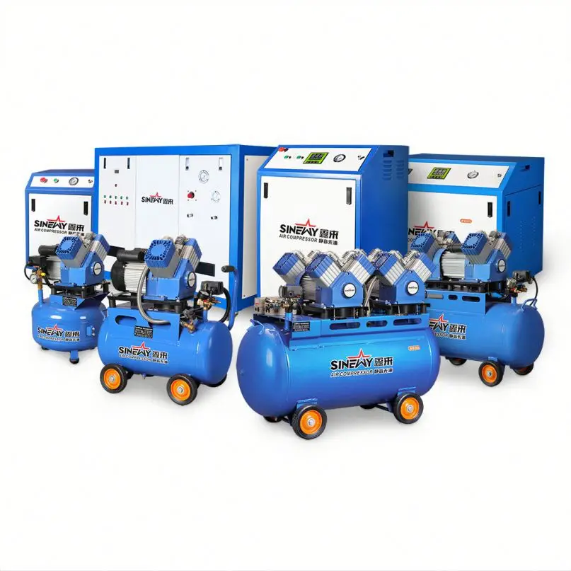 
Chinese top supplier 220 volt oil-free air compressor 
