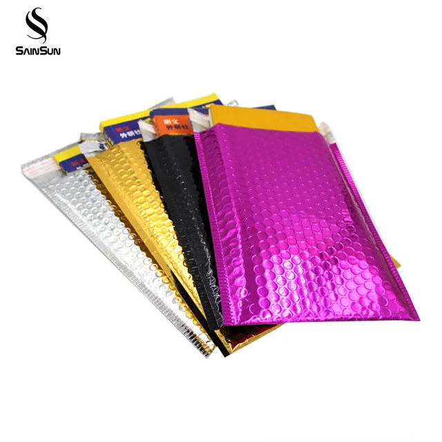 
Custom Print Post Courier Shipping Packages Bubble Postage Satchel Bags With Padding 