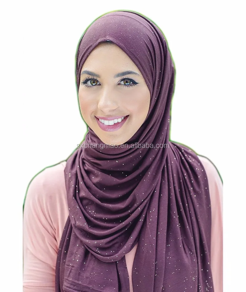 various color cotton jersey hijab scarf women