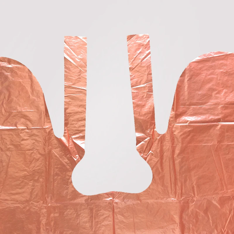 JWPC01 Red Custom PE disposable Barber Hairdressing Capes Shawl for Salons