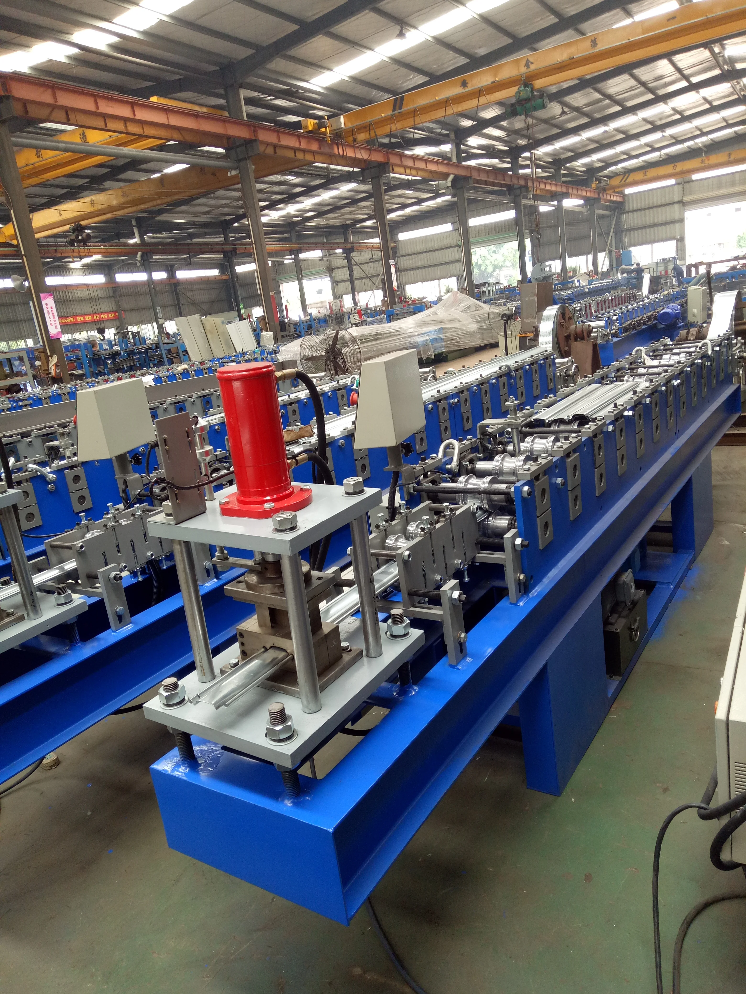 Slat Roller Shutter Making Machine Galvanized Cold Steel Shop Slat Roller Shutter Door Making Roll Forming  Machine