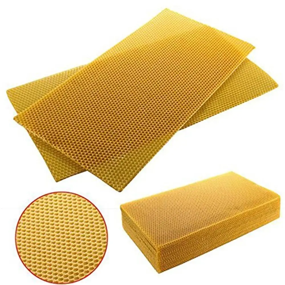 
Honey comb Bee Foundation Sheets Bee Hive Wax Frames Foundation Beekeeping Equipment for Beehive Frames 