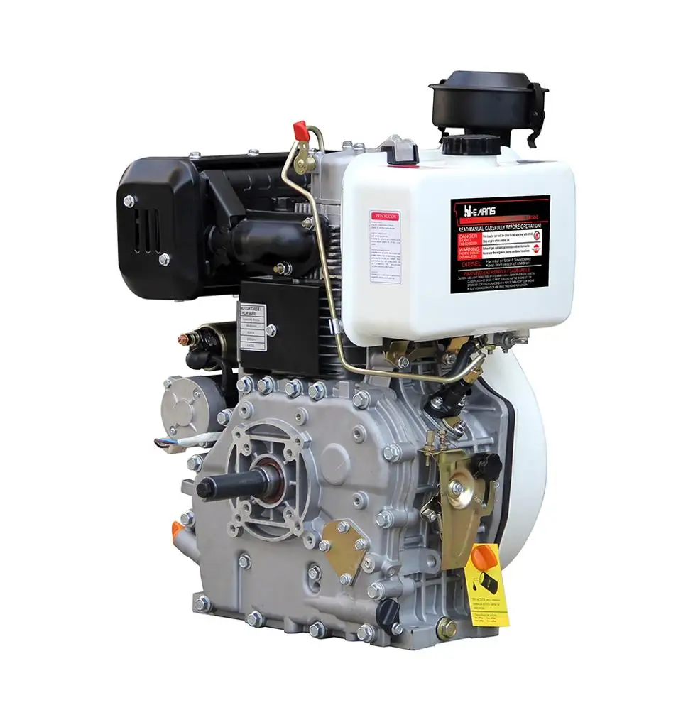 Air cooled 4 stroke electric diesel engine 15 hp HR198FAE