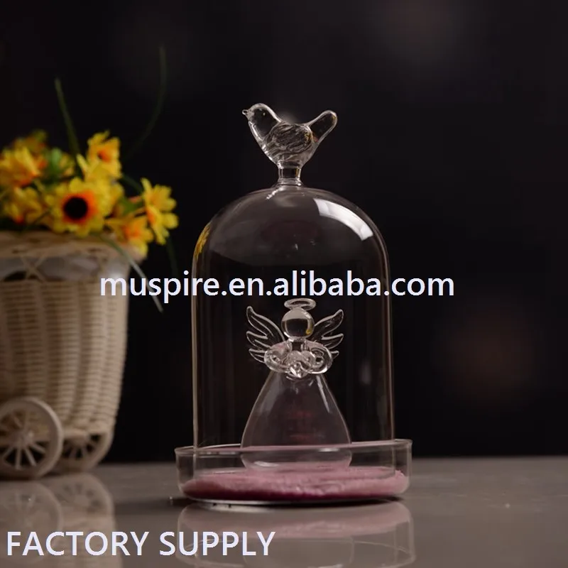
promotion gift Glass Cake Dome Cover Glass Bell Jar 