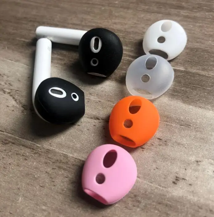 For Airpod super think ear tips Hot Sale super thin Silicone Earbuds ear tips Ear Hooks Cover Case for Airpod