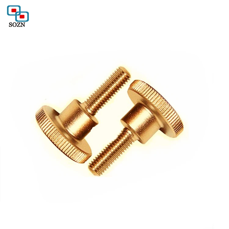 Customized Degin Brass Nickel Plating Chicago Screw for Electronics