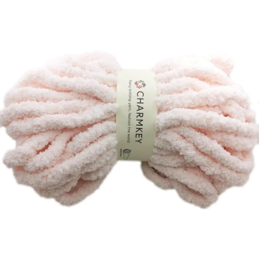 
Charmkey super thick chunky giant yarn 100% polyester hank yarn for a chunky baby blanket or scarf price 