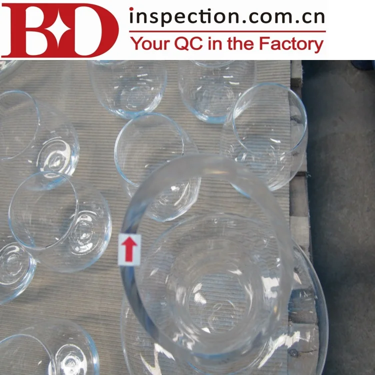 Professional QC Quality Inspection Services wine glass quality control Product quality inspection in Dongguan