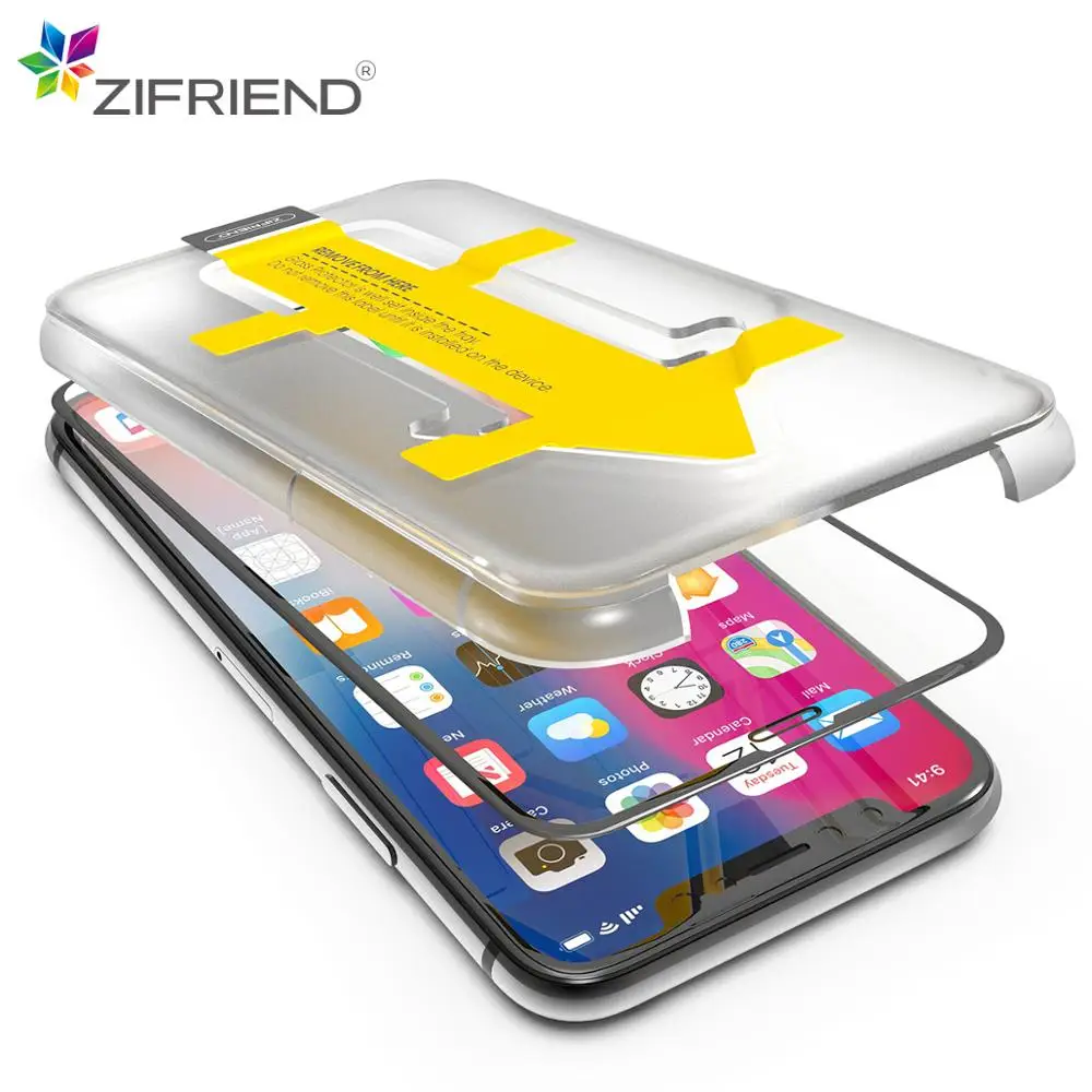 Sheet Mobile Tempered Glass Trending 3d 2019 9h Mobile Phone 98% Clear Screen Protector Glass Curved Glass for Iphone 8 Zifriend