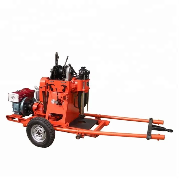 
 150m Trailer Mounted Portable Soil Testing Drilling Rig SPT Soil Sampling Core Drill Rig  