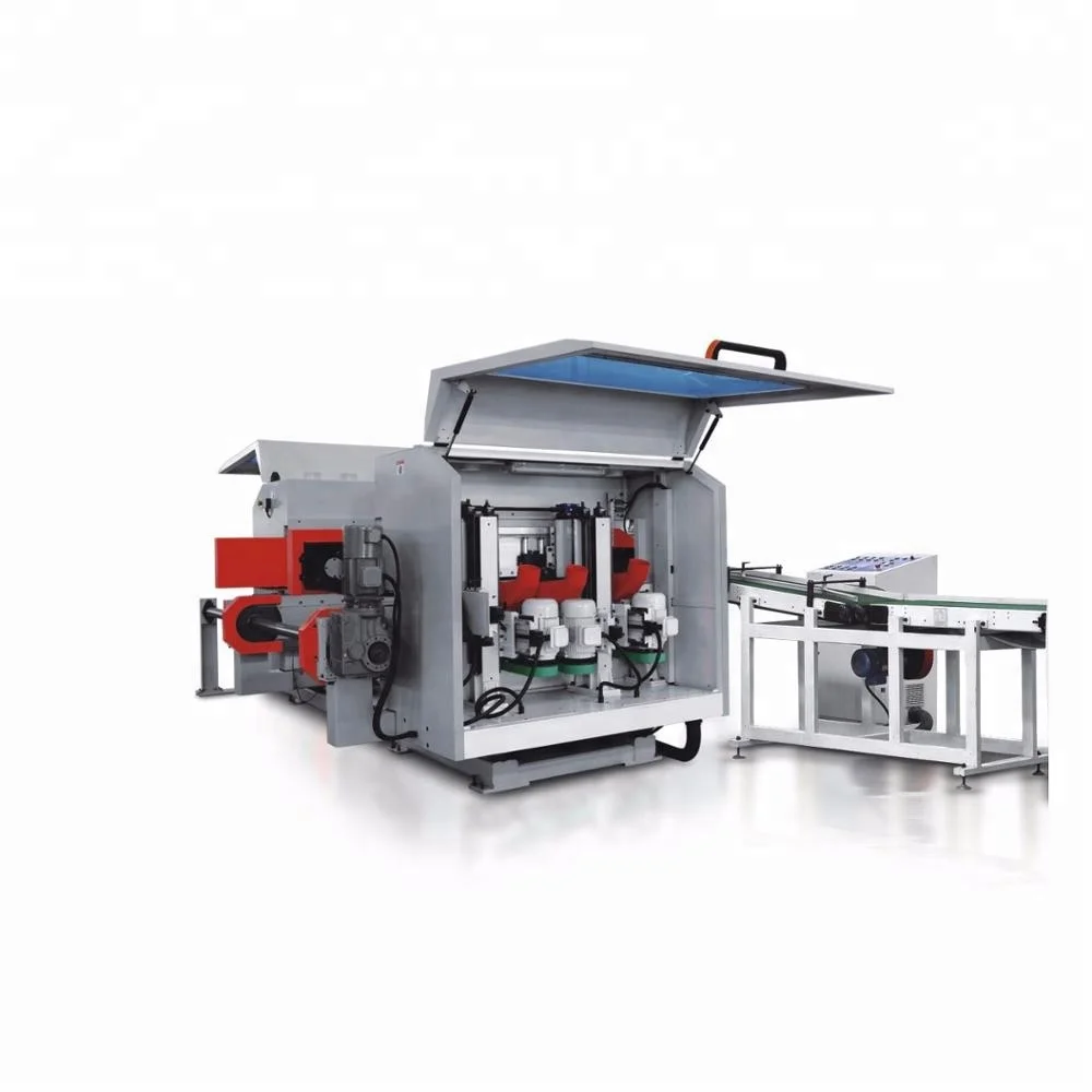 VH-MX21024B High Efficiency Laminate MDF Floor Click Profile  CNC Double End Tenoner