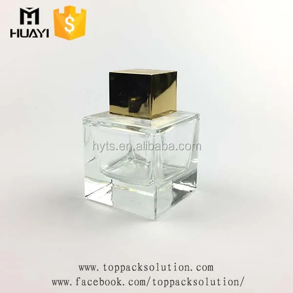 wholesale empty square pretty glass perfume bottles dubai