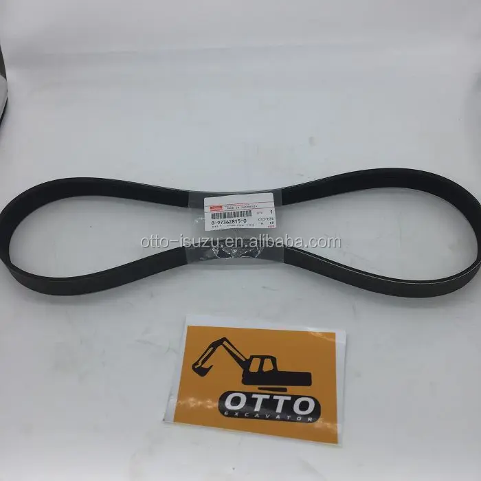 4HK1 4HK1T Excavator Engine Fan Belt For Cooling 8973628150 8-98042862-0