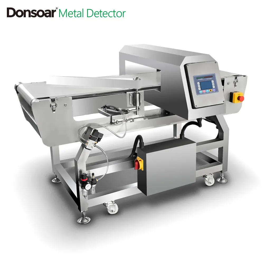 
High Sensitivity Food Grade Metal Detector With Automatic Rejector 