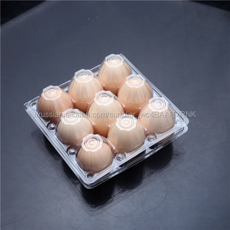 Individual Egg Trays Cheap Disposable Pack of 9 Eggs.