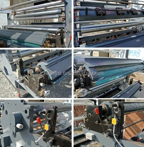 Factory price four color non woven fabric printing machine price
