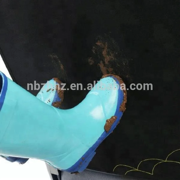 
ND-1608 Car Seat Protector / Kick Mats [Set of 2] - Luxurious Water-Proof PVC-For Families with Kids 