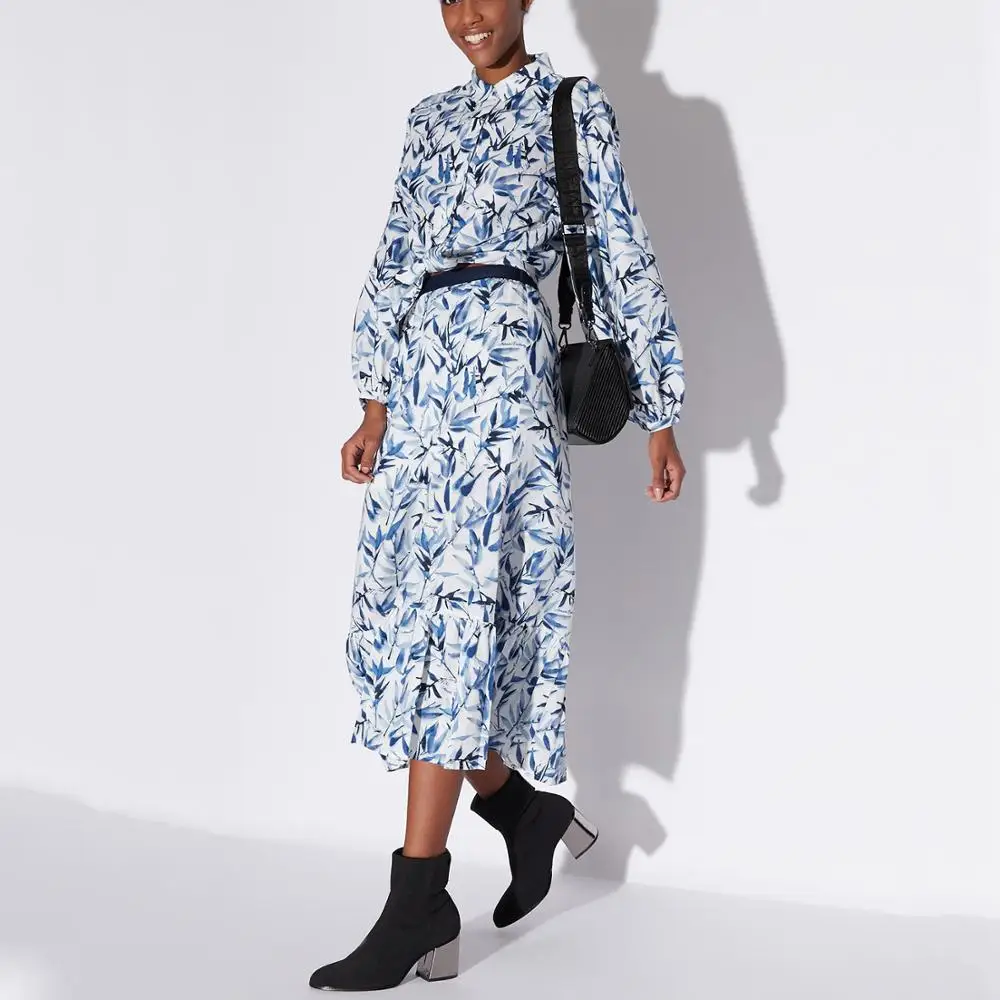 2019 design custom Women Linen Cotton Long Skirts Elastic Waist Maxi Skirts Vintage Summer Skirts