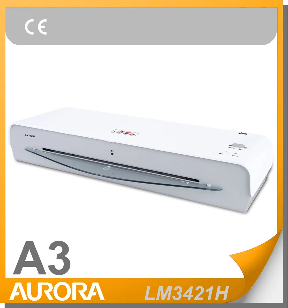 
 Горячий ламинатор Aurora LM3421H, A3 5 минут нагрева, толщина мешка 100/150mic  