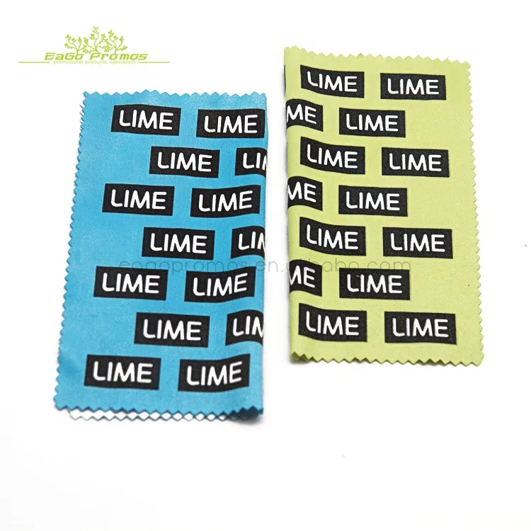 2024 2025 Wholesale Customized Size Polyester Microfiber Lens Screen/ Glasses/ Mobile Phone Cleaning Cloth