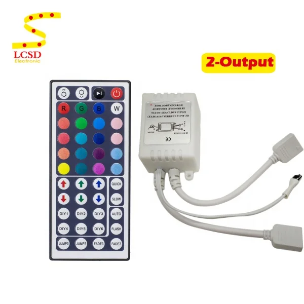 
44 keys rgb wireless ir remote control Led Lights Dimmer 12v Ir Sensor Module Controller 