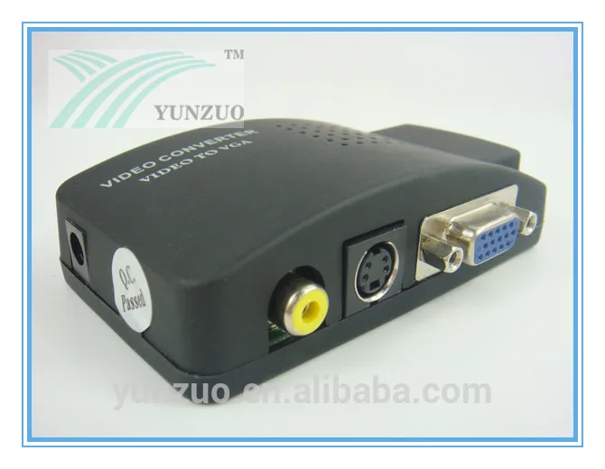 телевизор а. в. видеонаблюдения dvr композитный rca сша- видео на vga монитор пк av для vga конвертер адаптер окне