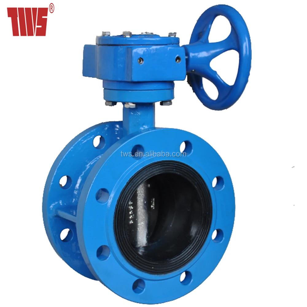 Rubber Seat Manual Butterfly Valve For Water