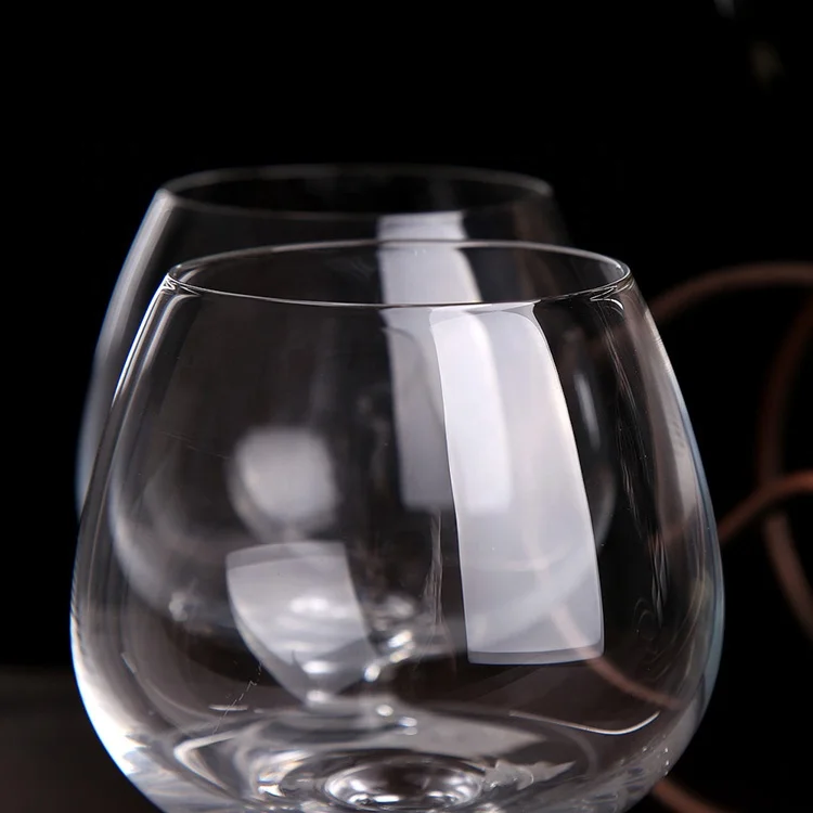 Raymond Customized size clear cognac brandy glass cup
