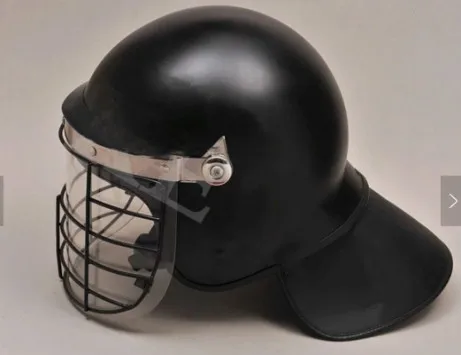 
Hot sale Anti Riot Helmet with visor and metal grid Fabric-covered neck protector in good quality 