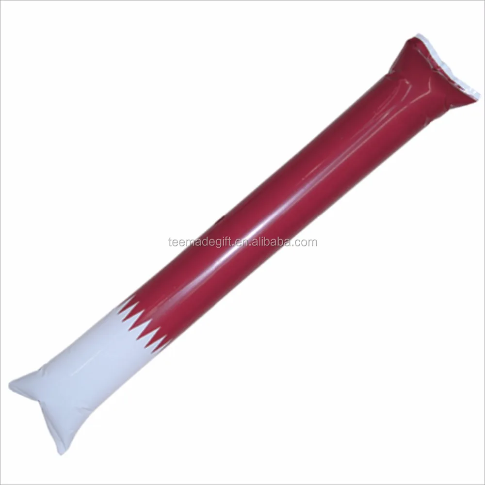 
Plastic National flag print inflatable PE cheering stick 