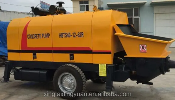 2017China hot sale S tube valve small electric portable concrete pump for fine stone with delivery pump